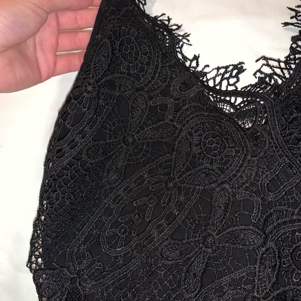 Black Lace Romper